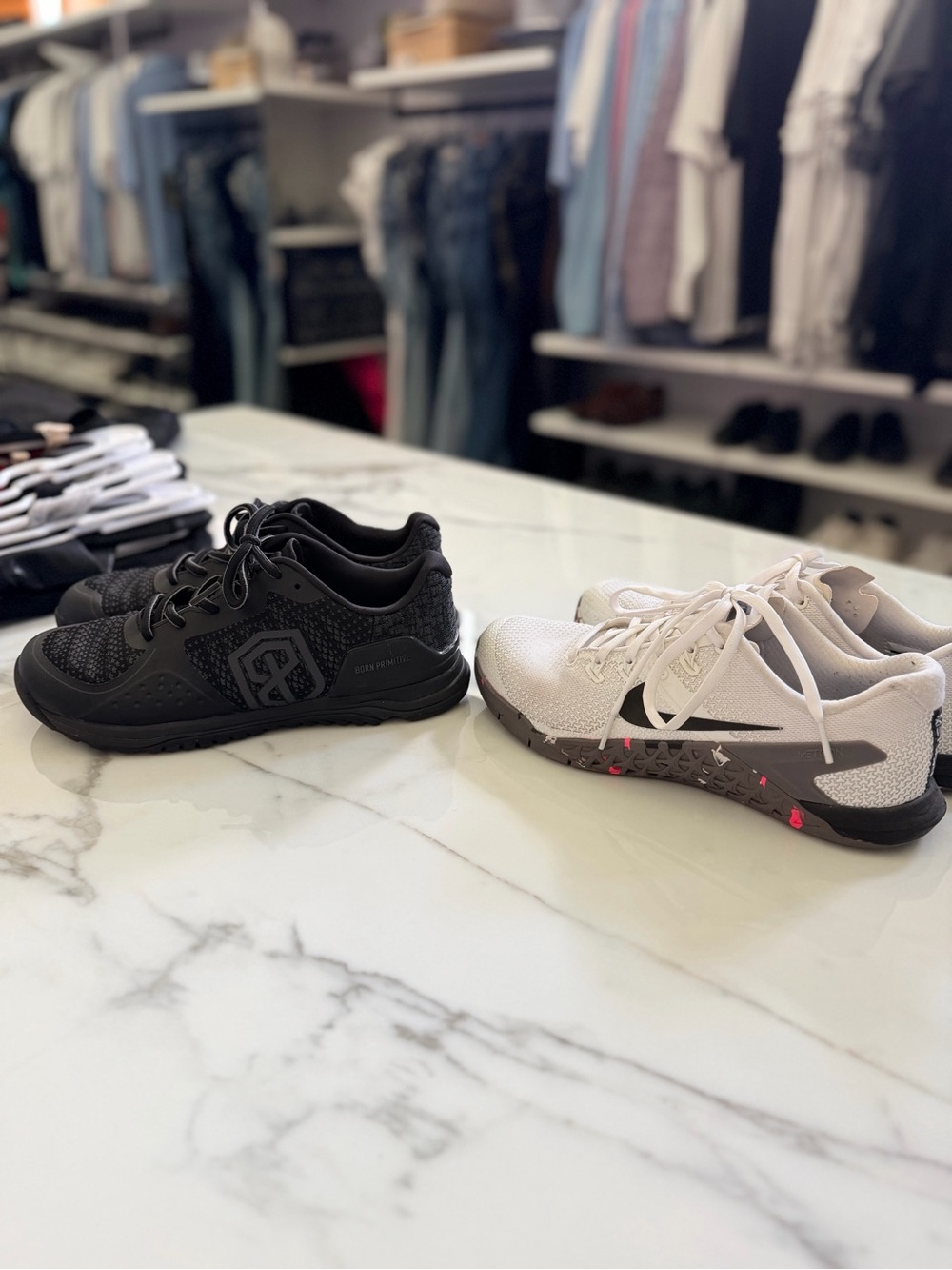 Women’s Nike, Adidas, & Born Primitive- Black and White